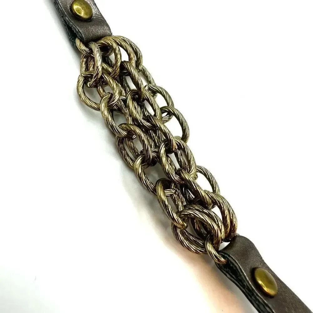 Multi strand chain bracelet